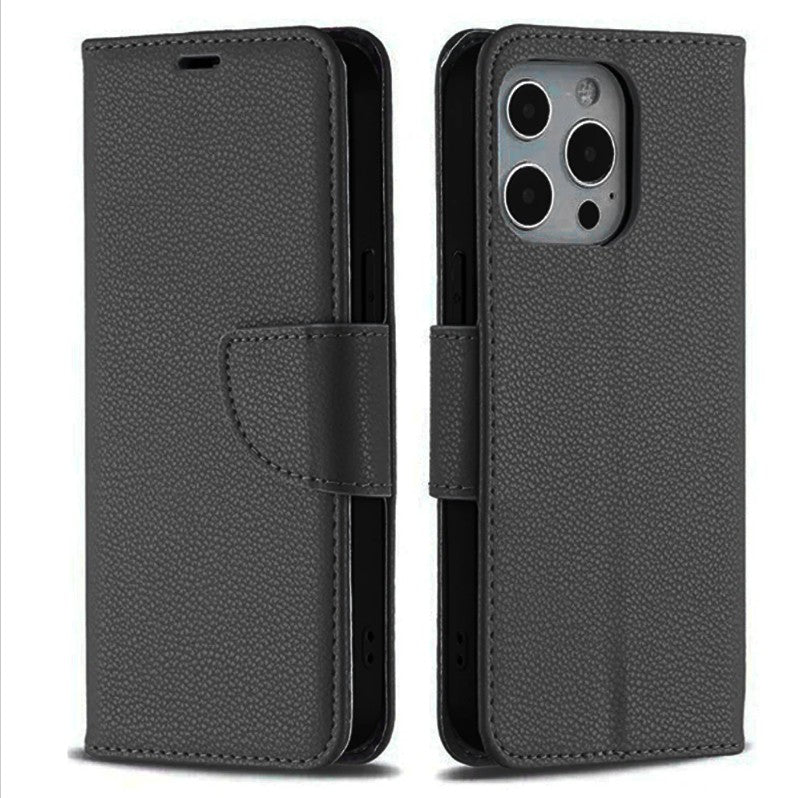 Leather Flip Wallet Case Cover for iPhone 16 Pro Max โ Card Slot & Stand