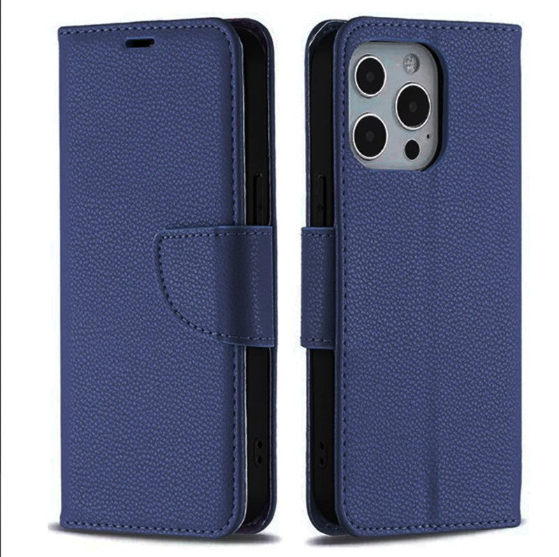Leather Flip Wallet Case Cover for iPhone 16 Pro Max โ Card Slot & Stand