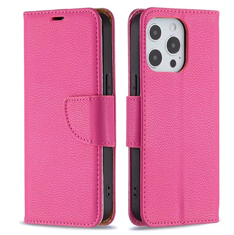 Leather Flip Wallet Case Cover for iPhone 16 Pro Max โ Card Slot & Stand