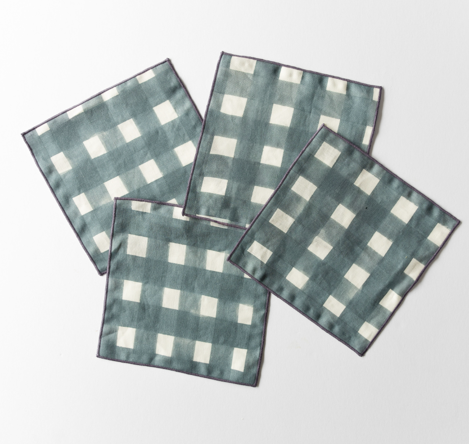Blue Cocktail Napkins