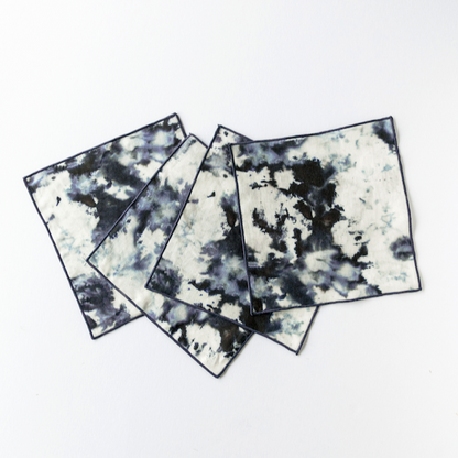 Grey Marble Cocktail Napkins