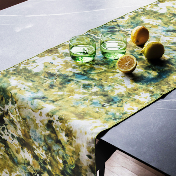 Green Marble Runner