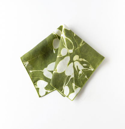 Porto Print in Olive Napkin