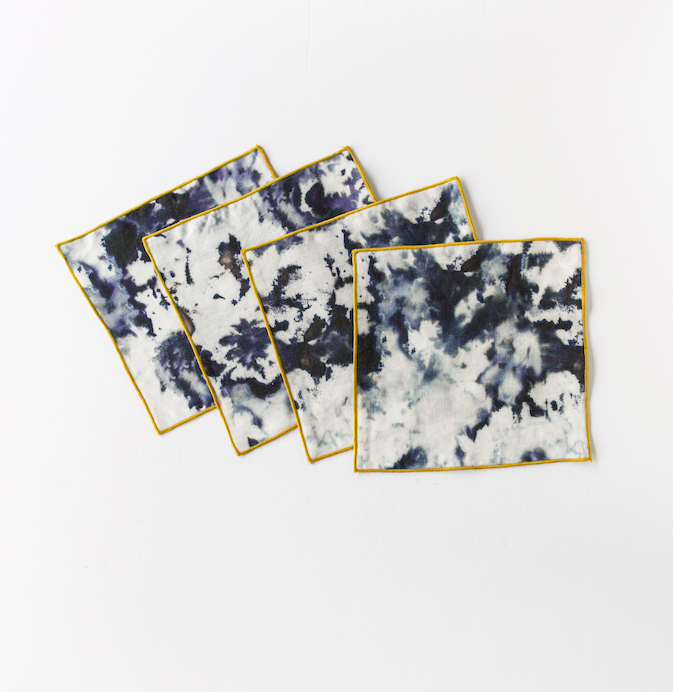 Grey Marble Cocktail Napkins