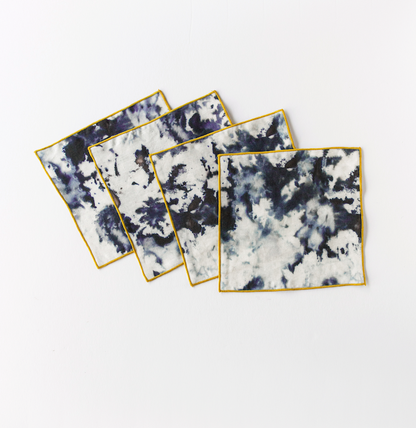 Grey Marble Cocktail Napkins