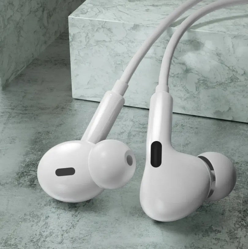 USB-C Earbuds w/ Mic Noise Cancelling for iPhone 16 Series – White