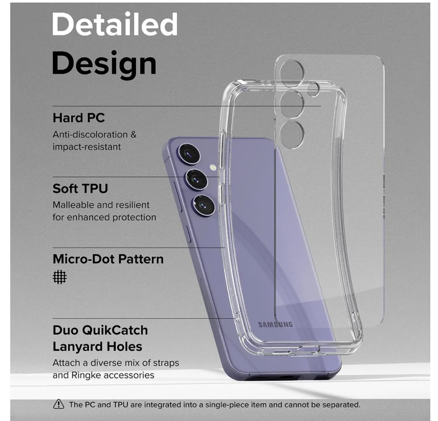 Samsung Galaxy S25 Plus Transparent Clear Soft TPU Cover Case-Clear